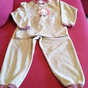 Euc velvet hedgehog pjs